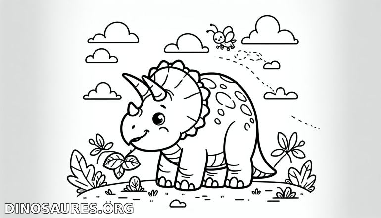 Coloriage de dinosaure