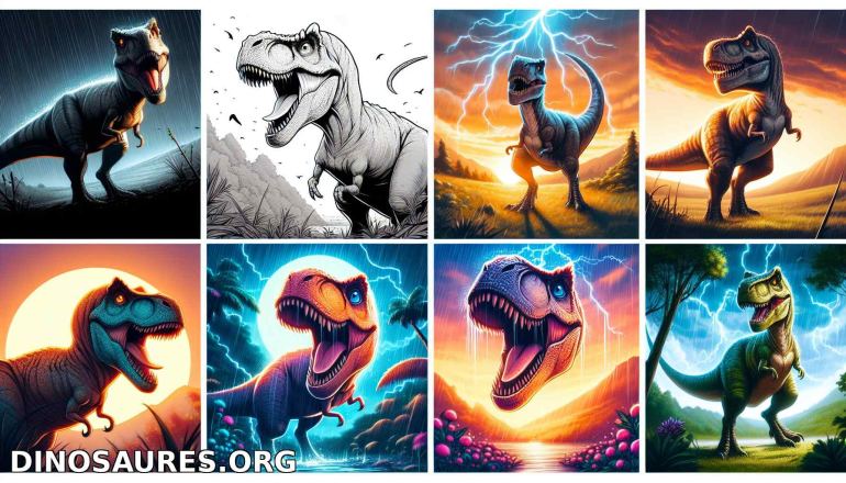 Époustouflants dessins de dinosaures