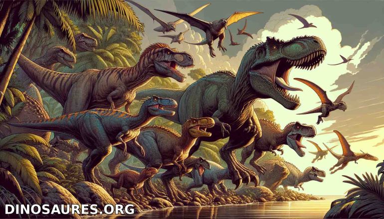 Dinosaures en action