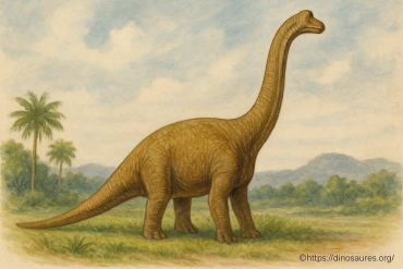 Quel dinosaure avait un long cou et pourquoi ?