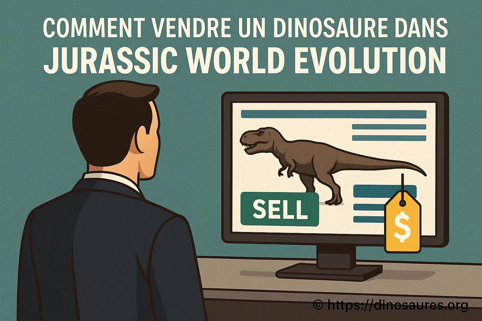 Comment vendre un dinosaure dans Jurassic World Evolution