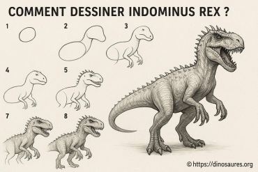 Comment dessiner indominus rex facilement étape par étape
