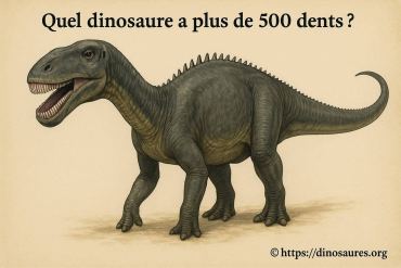 Quel dinosaure avait plus de 500 dents ?