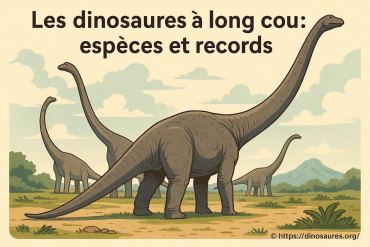 Les dinosaures à long cou : quelles sont les espèces et leurs records