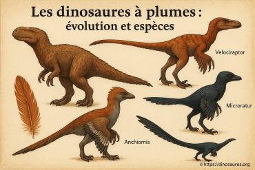 Les dinosaures à plumes : comprendre leur évolution et leurs espèces