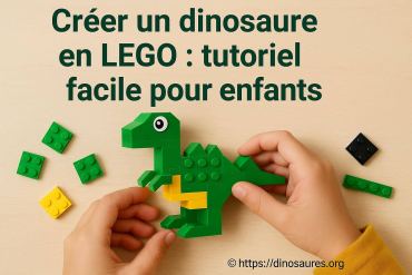 Créer un dinosaure en LEGO : tutoriel facile pour enfants