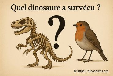Quel dinosaure a survécu à la disparition des autres espèces ?