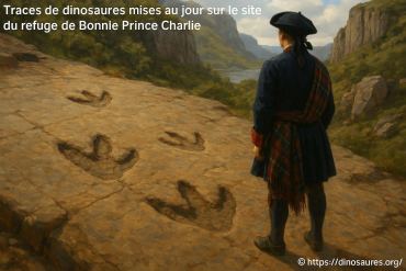 Des empreintes de dinosaures découvertes au refuge de Bonnie Prince Charlie sur l’île de Skye