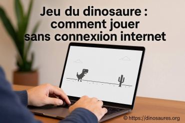 Jeu du dinosaure : comment jouer sans connexion internet facilement