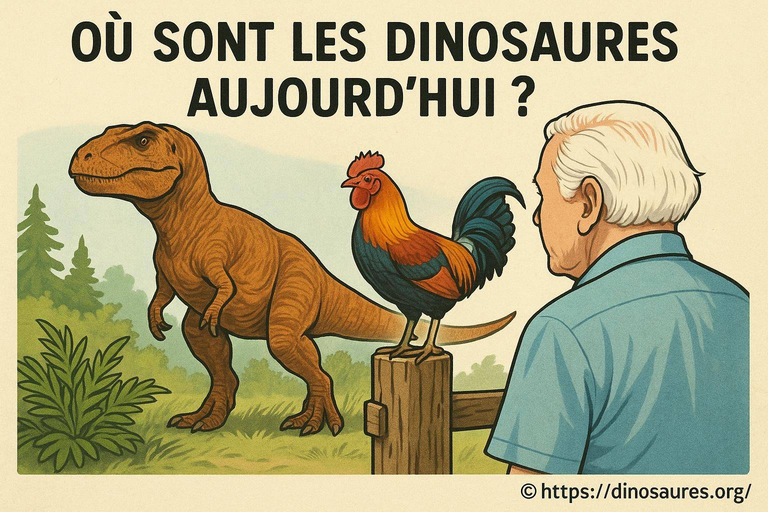 Où sont les dinosaures aujourd’hui ?