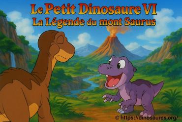 Le petit dinosaure vi : la légende du mont saurus, une aventure signée charles grosvenor