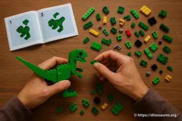 Comment faire un dinosaure en lego facilement