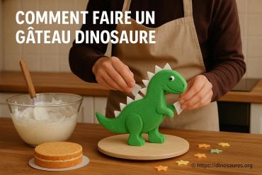 Comment faire un gâteau dinosaure facilement à la maison