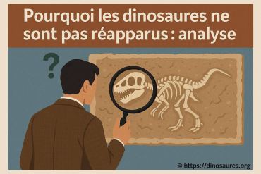 Pourquoi les dinosaures ne sont pas réapparus : analyse des causes
