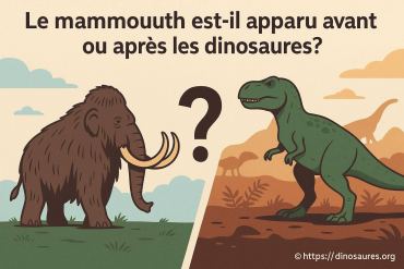 Le mammouth est-il apparu avant ou après les dinosaures ?