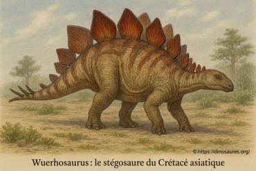 Wuerhosaurus le stégosaure du Crétacé asiatique à découvrir