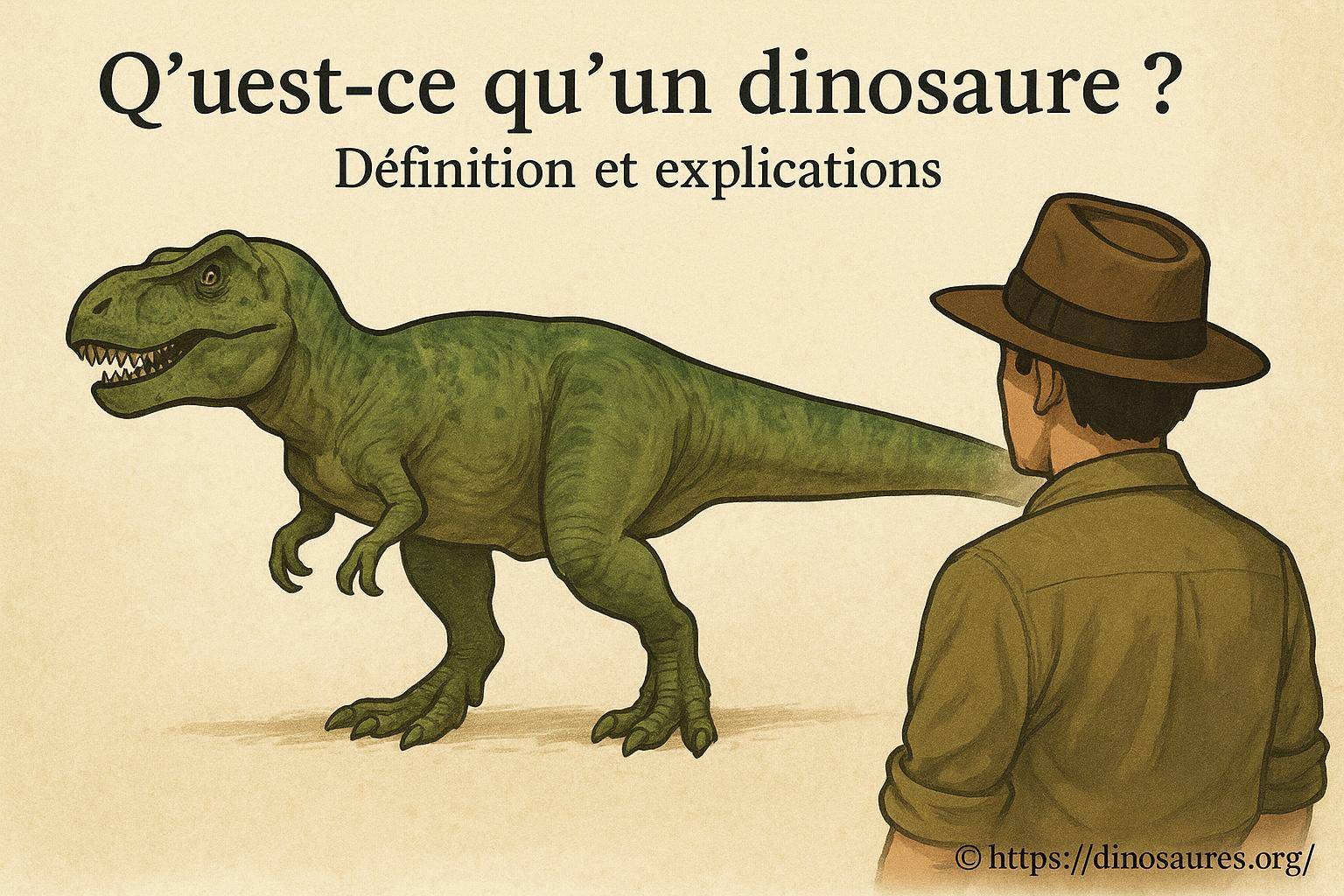 Qu'est-ce qu'un dinosaure ? définition et explications complètes
