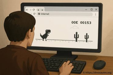 Jouer au dinosaure Google même avec internet est-ce possible