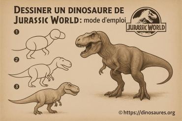 Dessiner un dinosaure de Jurassic World : mode d'emploi simple et efficace