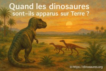 Quand les dinosaures sont-ils apparus sur terre ?