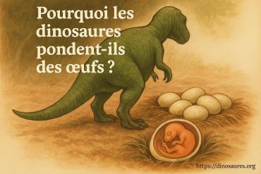 Pourquoi les dinosaures pondent-ils des œufs ?