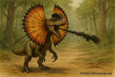 Quel est le dinosaure qui lance du venin ?