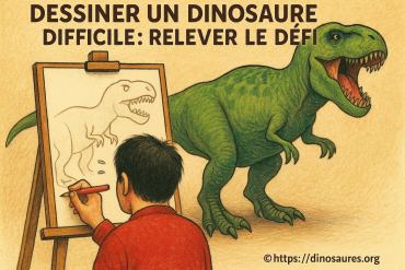 Dessiner un dinosaure difficile : comment relever ce défi artistique