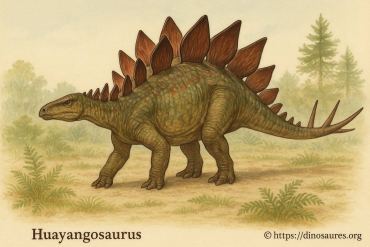 Huayangosaurus : découvrir le stégosaure primitif asiatique