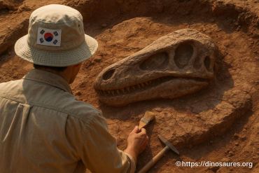 Un dinosaure découvert en Corée du Sud : un théropode exceptionnel
