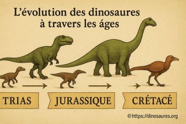 Évolution des dinosaures : comment ces géants ont-ils changé à travers les âges ?