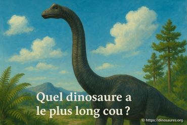 Quel dinosaure a le plus long cou ?