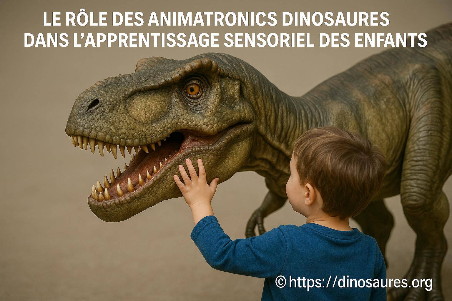Le rôle des animatronics dinosaures dans l’apprentissage sensoriel des enfants