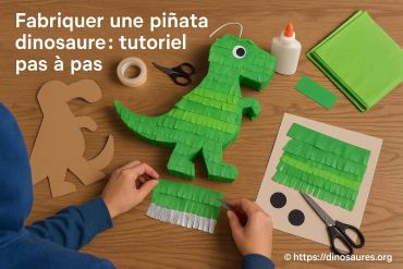 Fabriquer une piñata dinosaure : tutoriel pas à pas facile à suivre