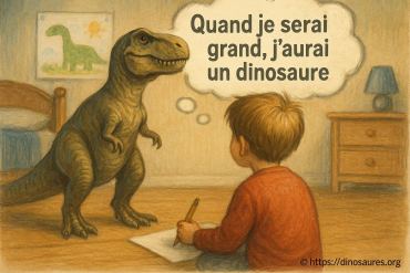 Quand je serai grand j’aurai un dinosaure : un rêve d’enfant à portée de main