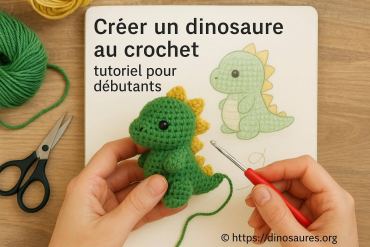 Créer un dinosaure au crochet : tutoriel simple pour débutants