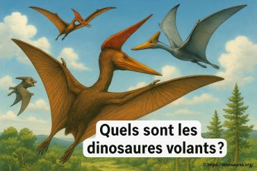 Quels sont les dinosaures volants et comment vivaient-ils ?