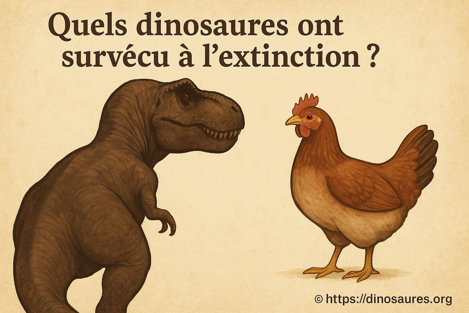 Quels dinosaures ont survécu à l'extinction ?