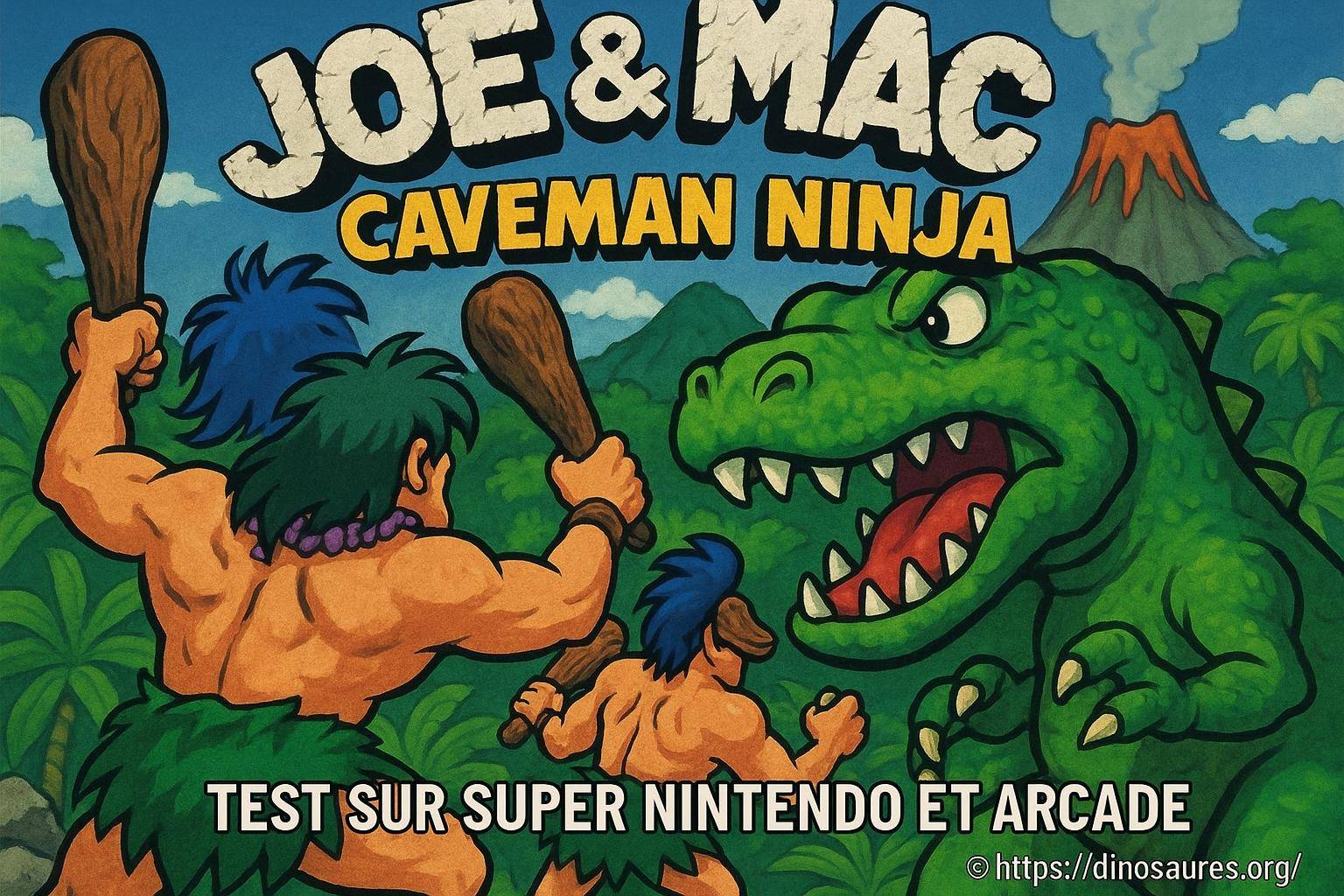 Joe & Mac caveman ninja : test complet sur super Nintendo et arcade