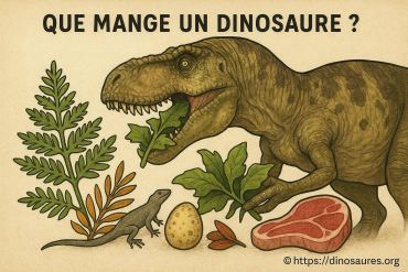 Que mange un dinosaure ? découvrez leur alimentation