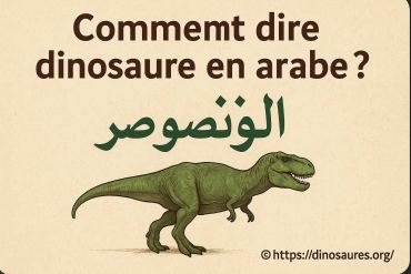 Comment dire dinosaure en arabe ?
