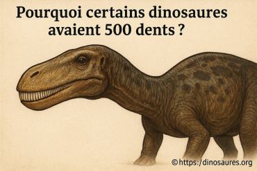 Pourquoi certains dinosaures avaient-ils jusqu’à 500 dents ?