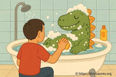 Quand mon dino prend son bain : explication et contexte détaillés