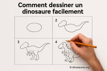 Comment dessiner un dinosaure facilement en quelques étapes simples