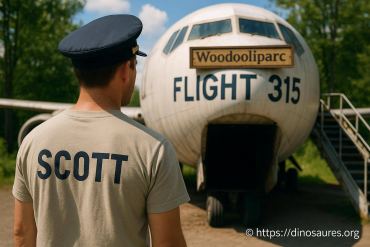Woodooliparc flight 315 à Scott : un parc à thème pour les amateurs de dinosaures