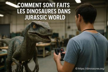 Comment sont faits les dinosaures dans jurassic world ?