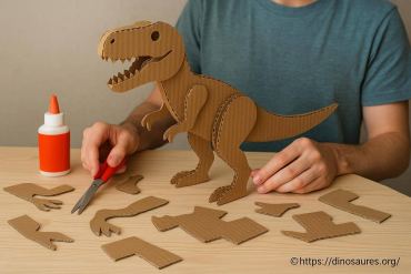 Fabriquer un dinosaure en carton : comment réaliser cette activité manuelle facile
