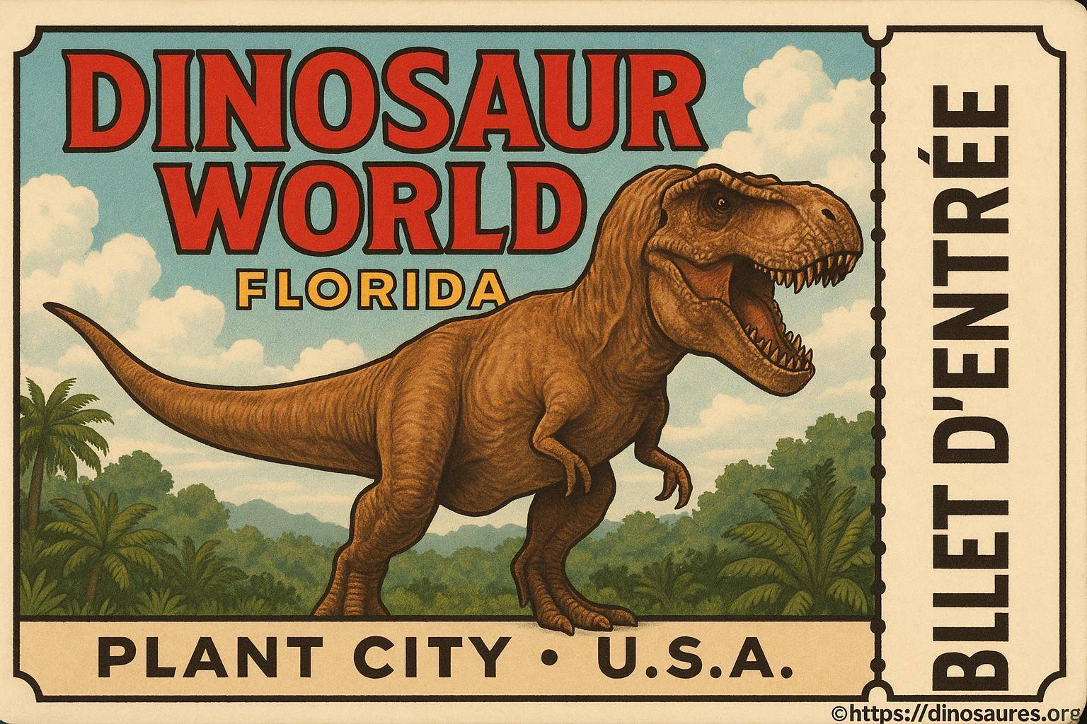 Dinosaur World Florida plant city : comment acheter votre billet d'entrée