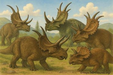 Les dinosaures à cornes : quelles sont les espèces emblématiques