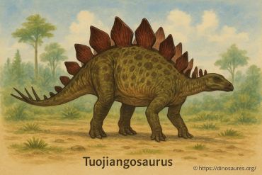 Tuojiangosaurus : le stégosaure chinois aux plaques impressionnantes