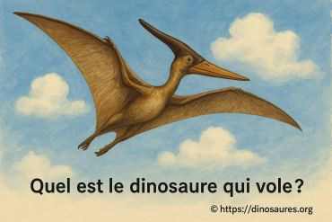 Quel est le dinosaure qui vole vraiment ?